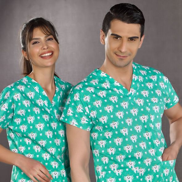 Топ Зубки Lycra Принт (Print) XXS